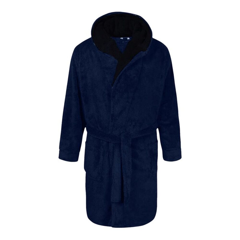 Duke Mens D555 Newquay Kingsize Bathrobe / Navy